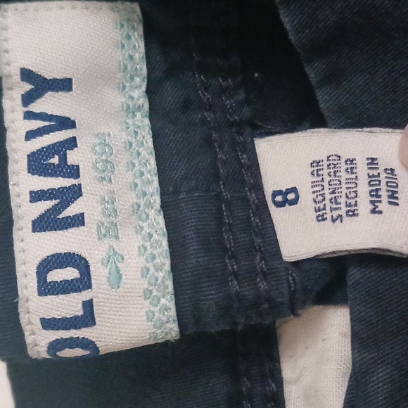 Old Navy -Dark Navy Shorts Size 8 - Picture 1 of 5